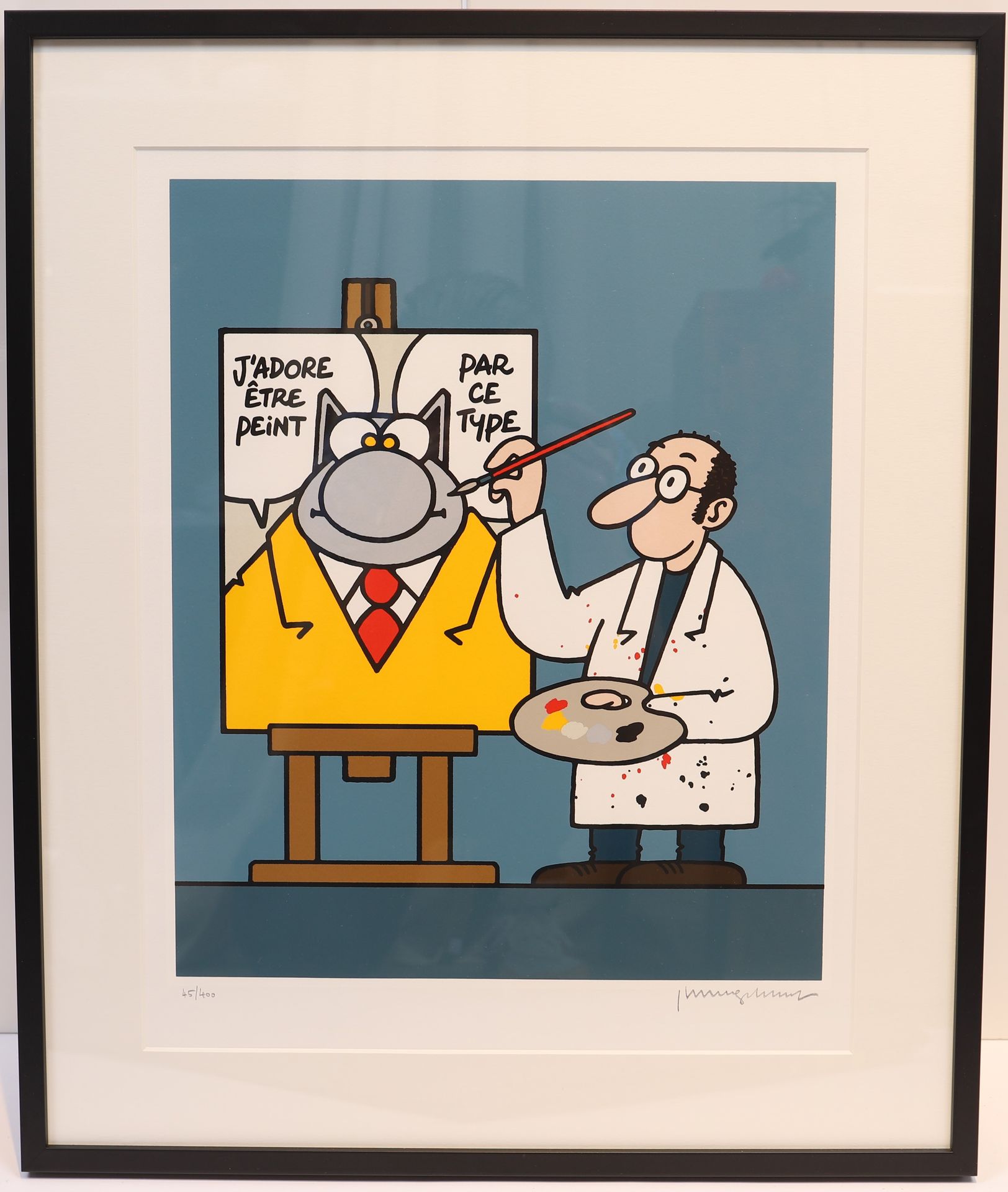 Null Philippe Geluck (born 1954)

"I love being painted by this guy" - Polychrom&hellip;