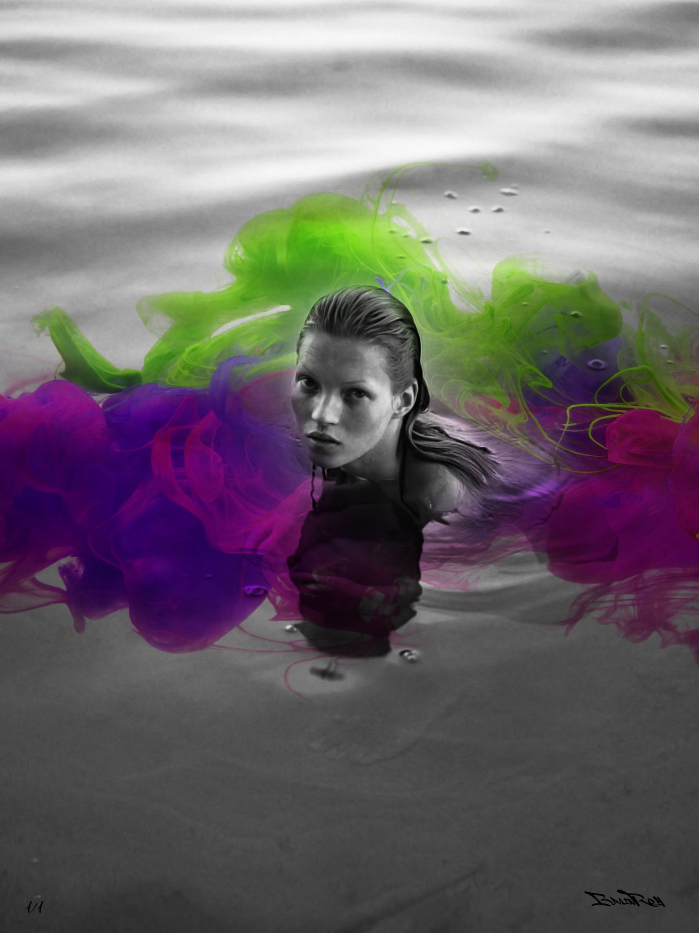 Null BrainRoy (born 1980)

"Kate Moss Dream

Acrylic glass finish print, numbere&hellip;