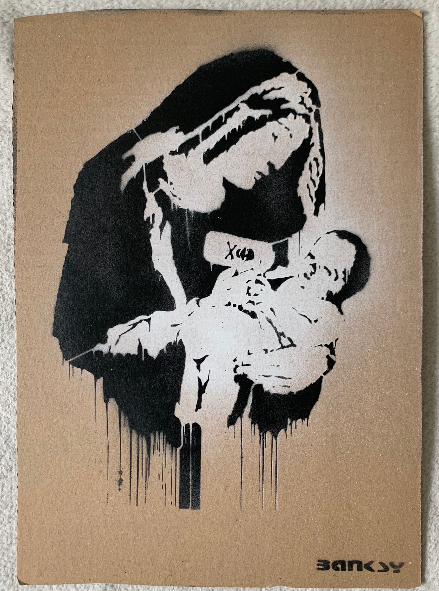 Null Banksy (nach) - "Enjoy your free Art" Souvenir von

Dismaland

Aerosol und &hellip;