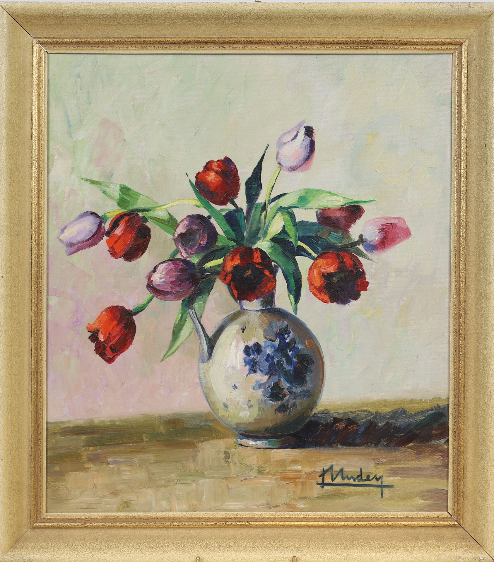 Null Lily Unden (1908-1989)

Painter from Luxembourg

Oil on isorel, bouquet of &hellip;