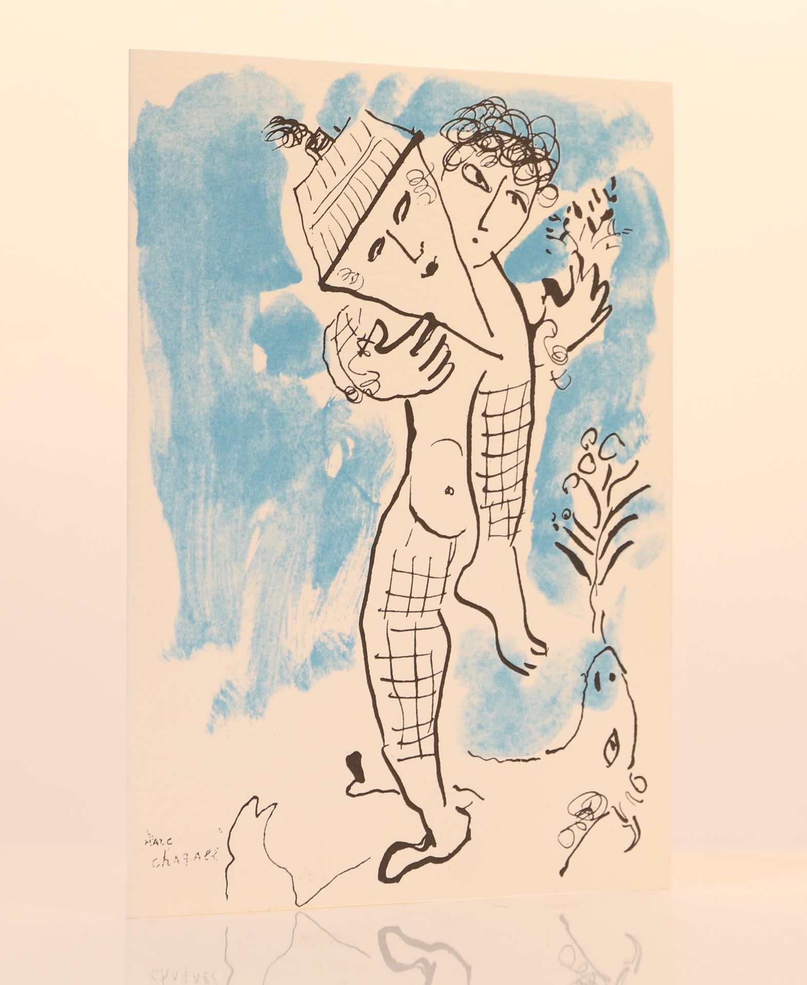 Null Einladungskarte "Der Akrobat" von Chagall

Maße: H; 21; L: 15 cm