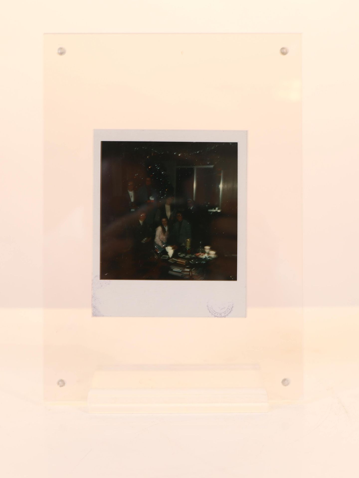 Null Andy WARHOL (1928-1987) 

Original polaroid photograph bearing a stamp ment&hellip;