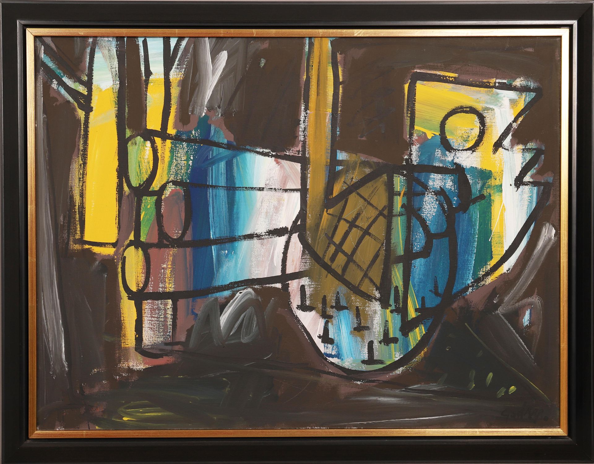 Null 加斯特-米歇尔（1954-2013）

卢森堡画家，CAL成员

丙烯酸在画布上

右下方有签名

外观尺寸：高：60；宽：80厘米