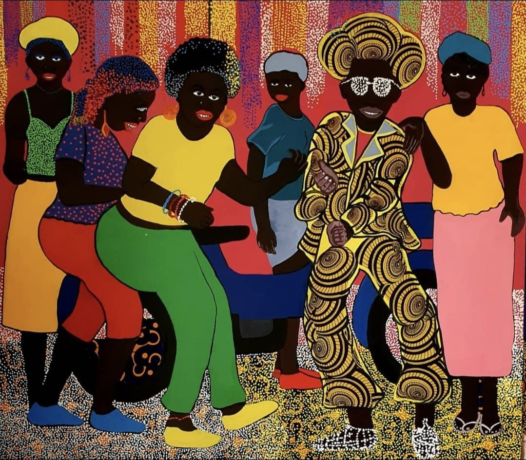Null "Gaou dance" von Koné Zié Jean-Laurent 

Maler aus der Elfenbeinküste

Acry&hellip;