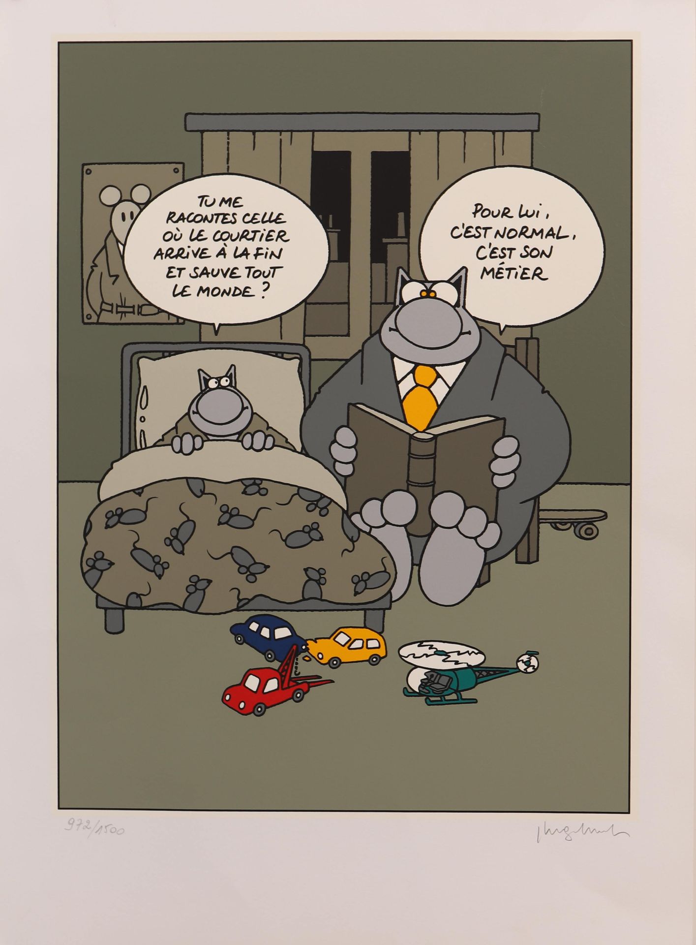 Null Philippe Geluck (born in 1954)

Polychrome serigraph signed and numbered 97&hellip;