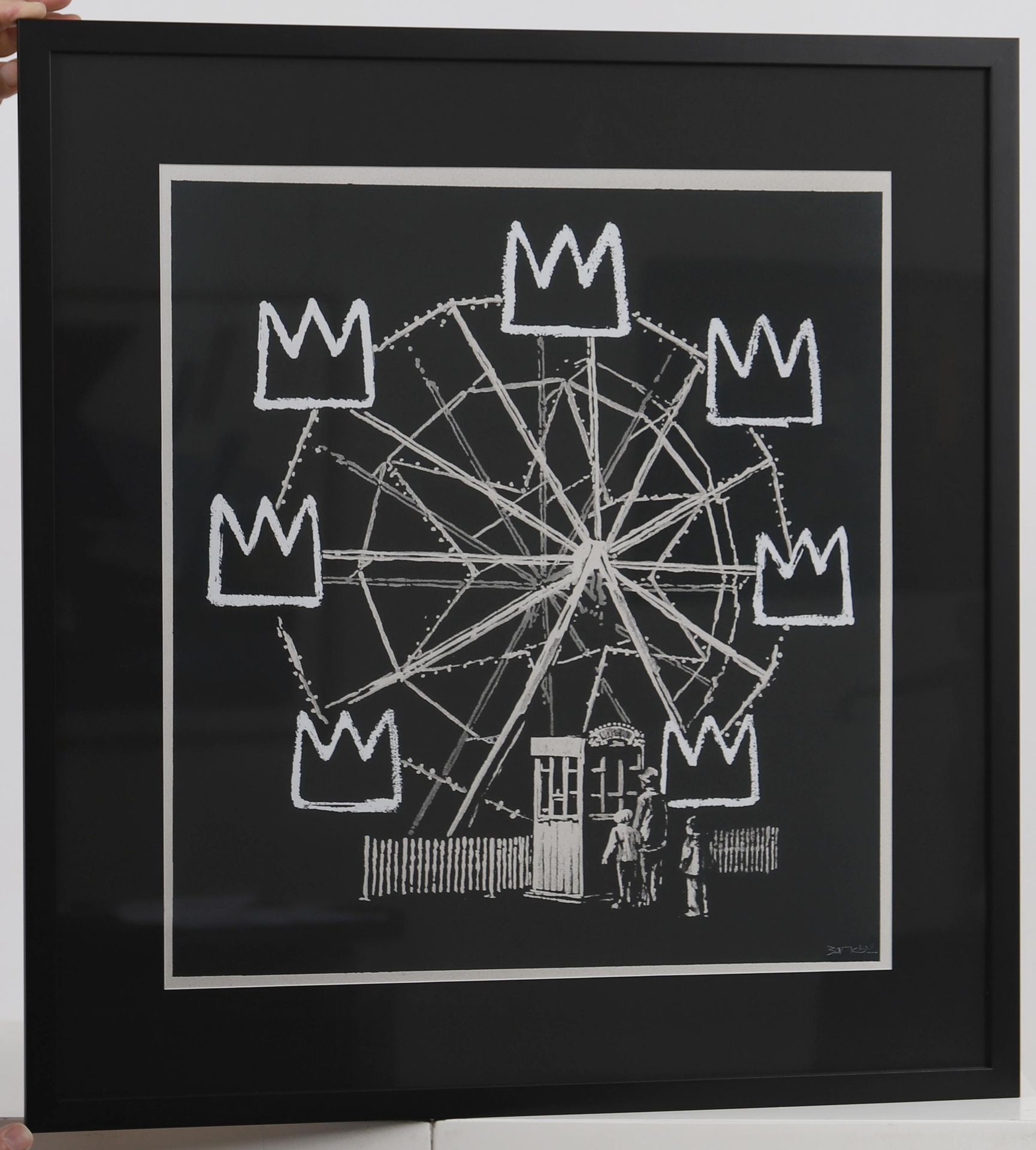 Null Banksy (after) 

Ferris wheel of Dismaland - Homage to Basquiat in referenc&hellip;