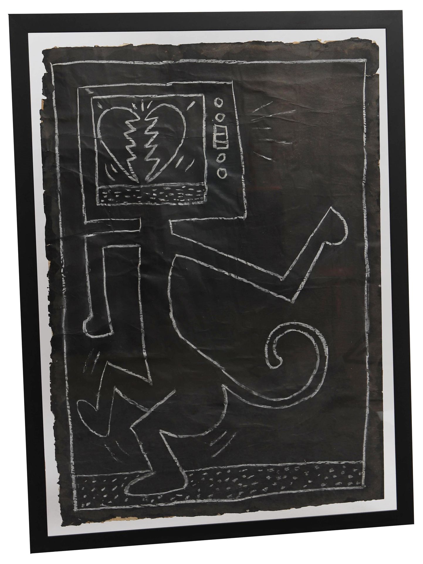 Null Subway Drawing - Keith Haring (1958-1990) - Attr.

Original Kreidezeichnung&hellip;