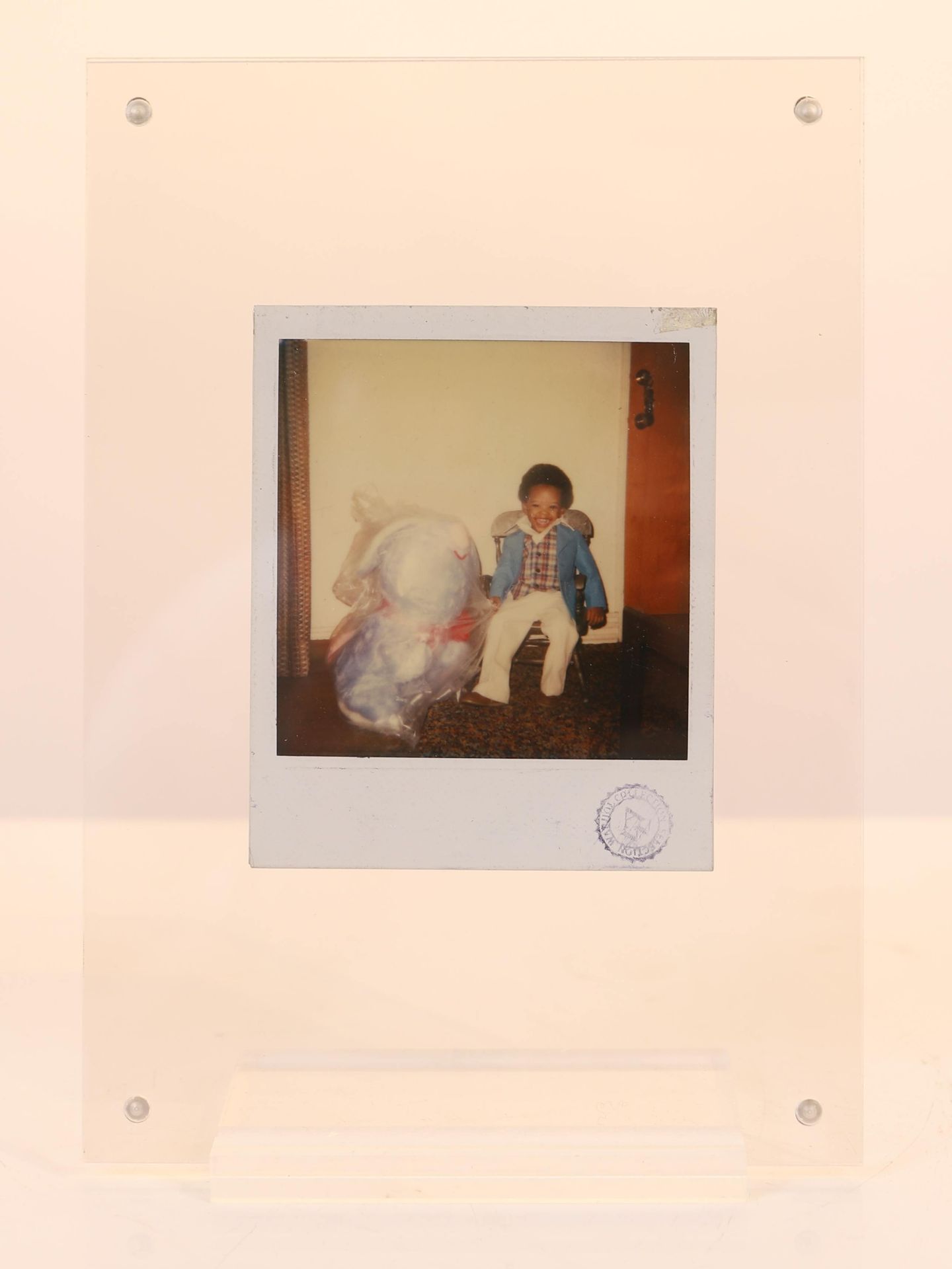 Null 安迪-沃霍尔(1928-1987)

带有 "安迪-沃霍尔 "印章的原始宝丽来照片。

尺寸：高：21,5；宽：15厘米