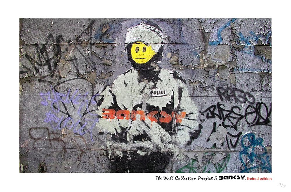 Null Banksy (dopo)

Smiley, The Wall Edition x Banksy after, visual stampato su &hellip;