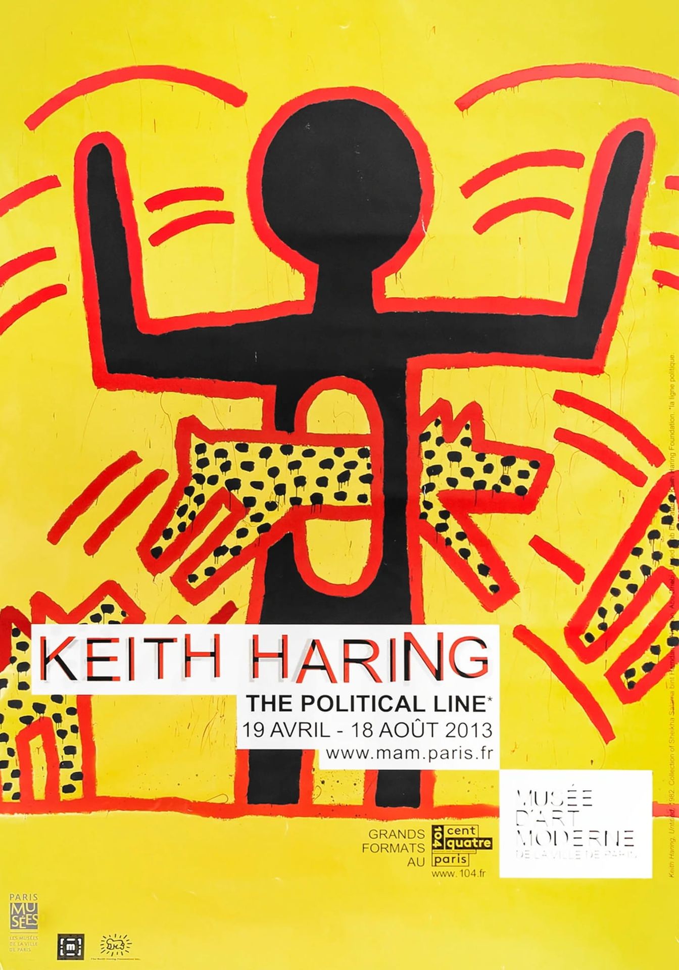 Null Keith Haring (después), Cartel Mam París 2013

Papel de póster, Tamaño 39 x&hellip;