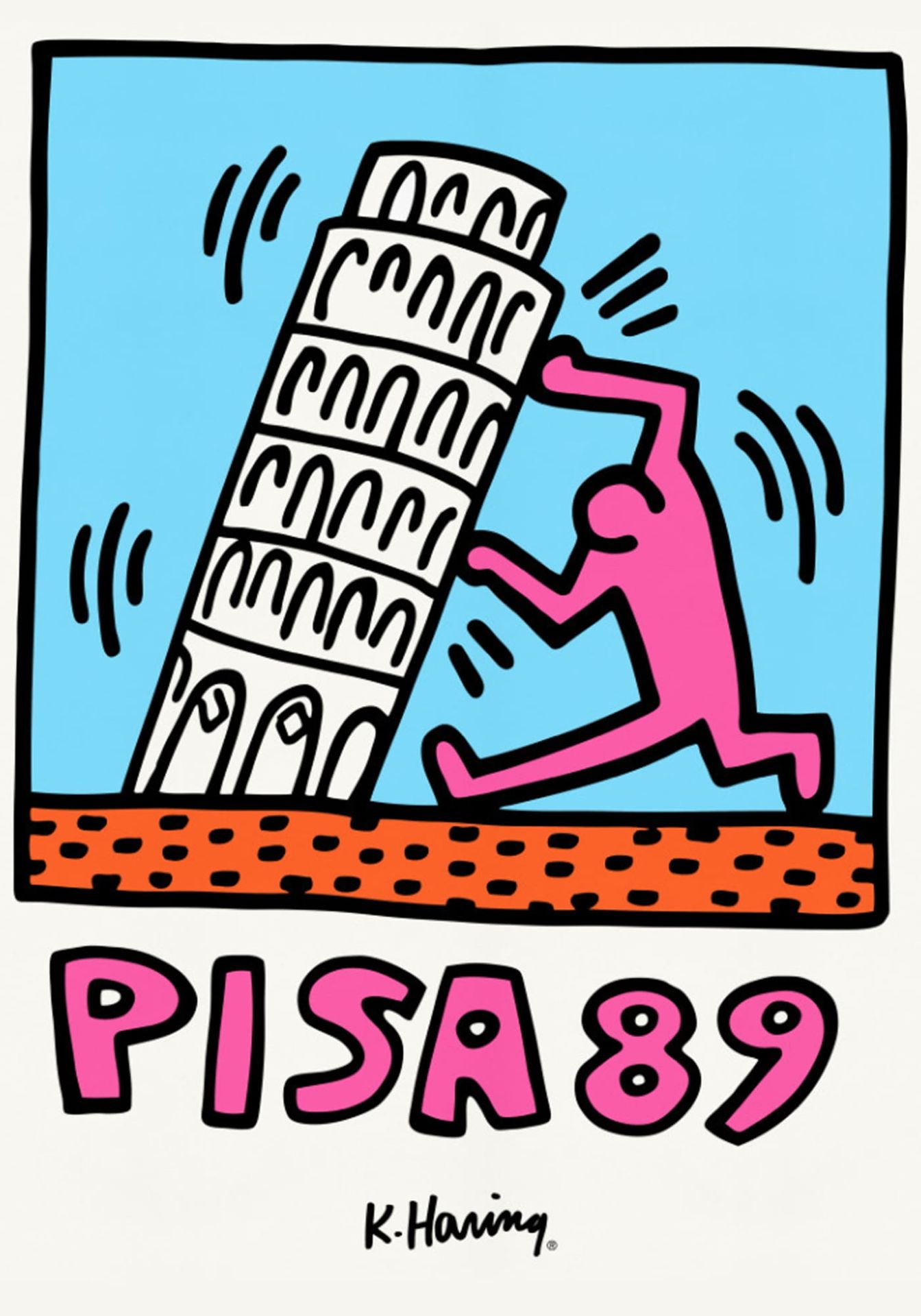 Null Keith Haring (after), Poster Pisa, 1989

Poster paper, Dimension 39 x 53 cm&hellip;