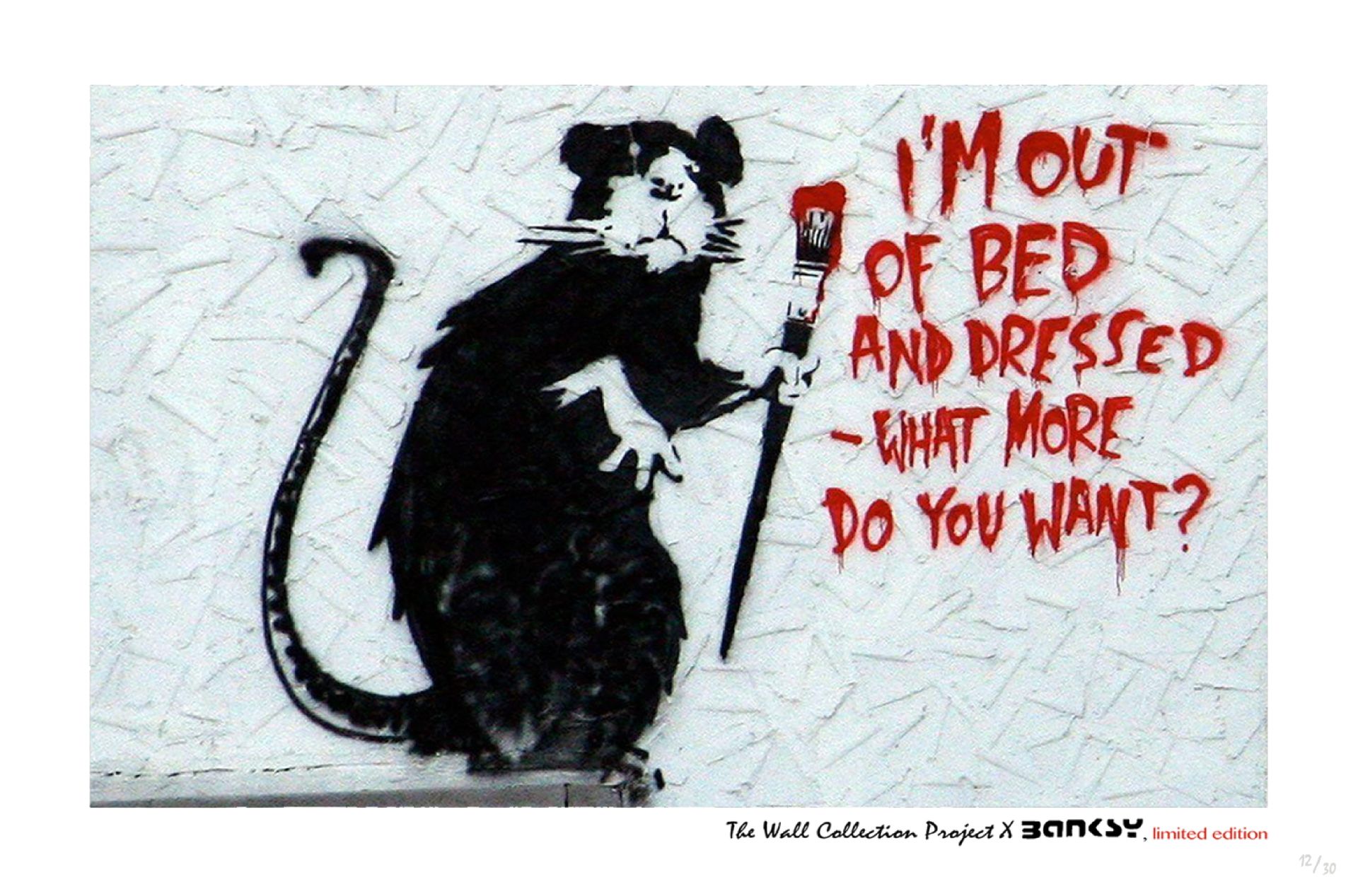 Null Banksy (después)

Si al principio, The Wall Edition x Banksy después, visua&hellip;