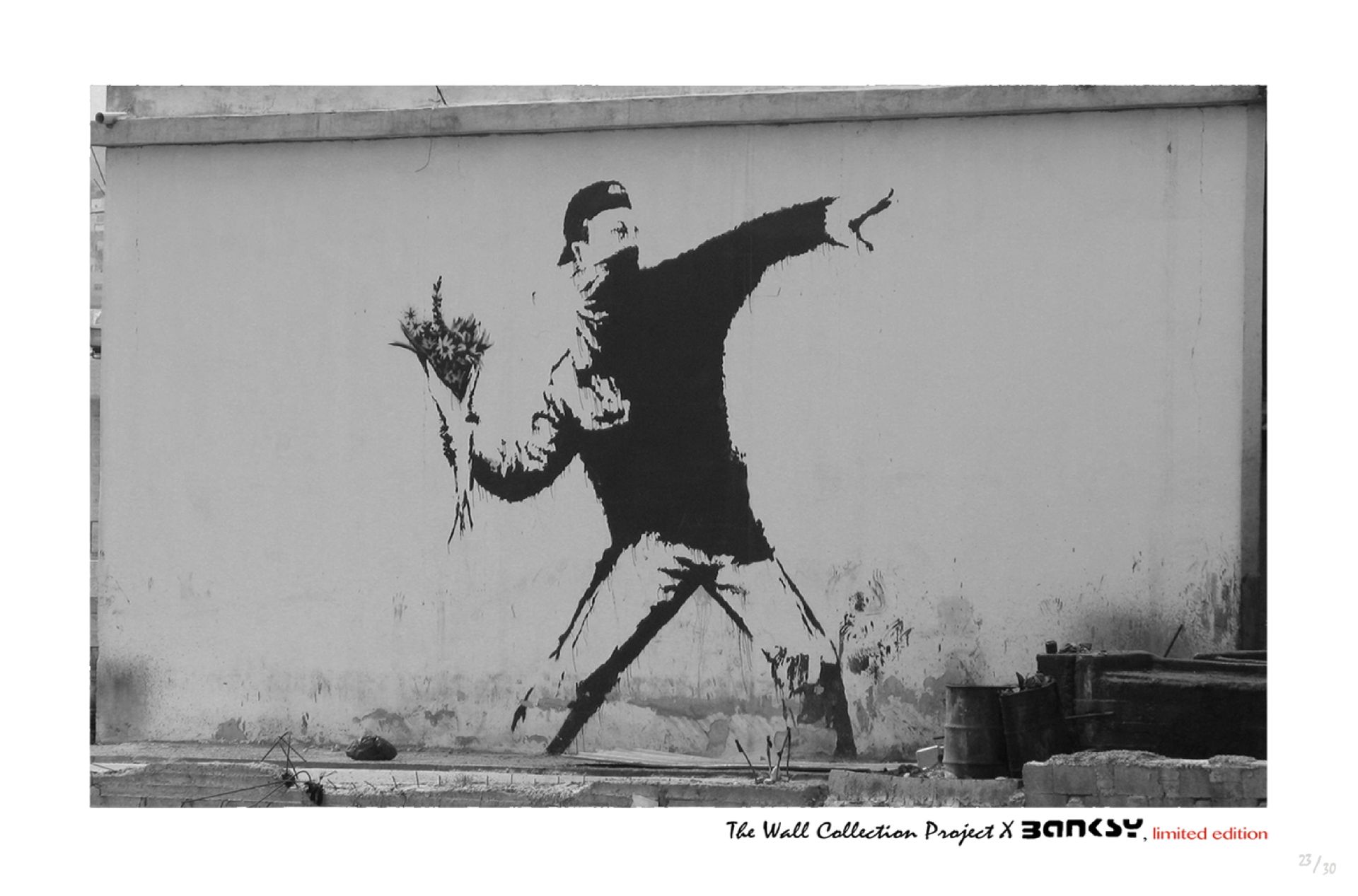 Null Banksy (dopo)

Flower Bomber, The Wall Edition x Banksy after, visual stamp&hellip;