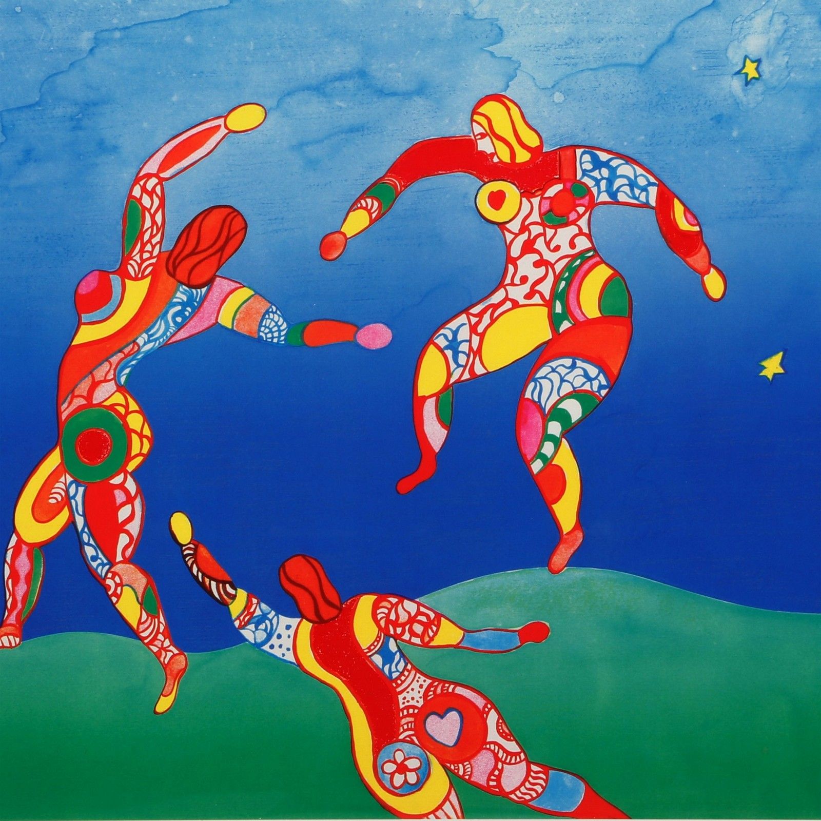 Null La Danse (1993), Print, after Niki de Saint Phalle, Color print signed on A&hellip;