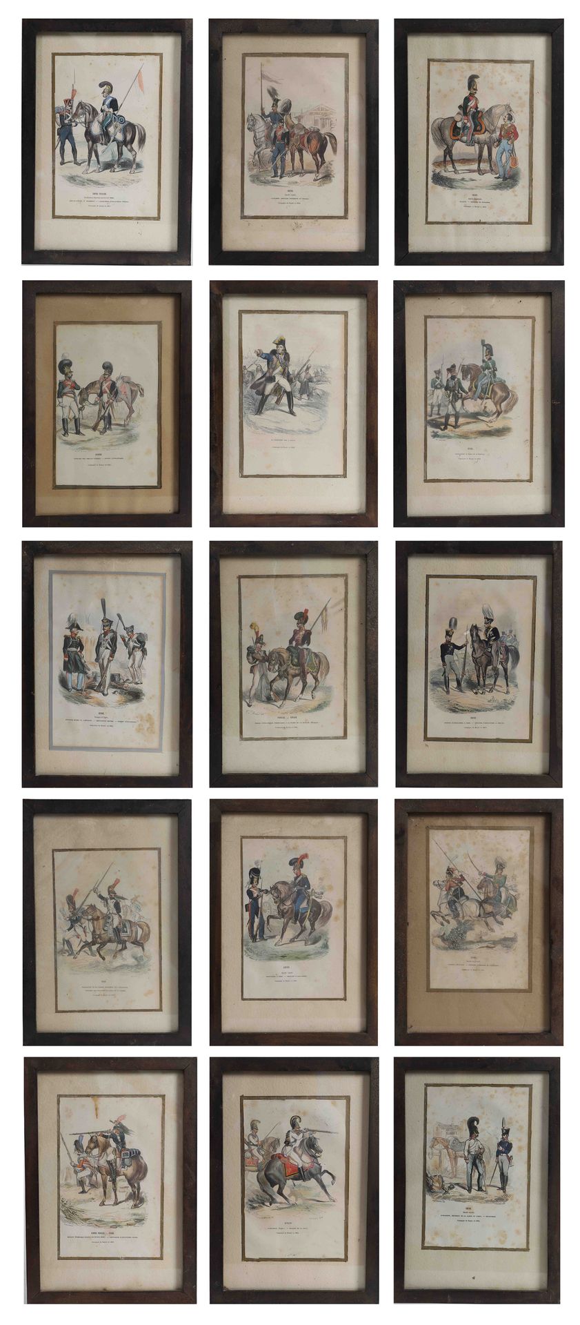 Null René DE MORAINE (1816-1864)

Suite of 15 lithographs framed under glass. Sc&hellip;