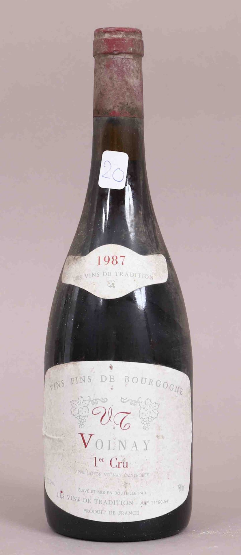 Null Volnay 1er Cru (x1) 
Les vins de tradition 
1987 
0,75L