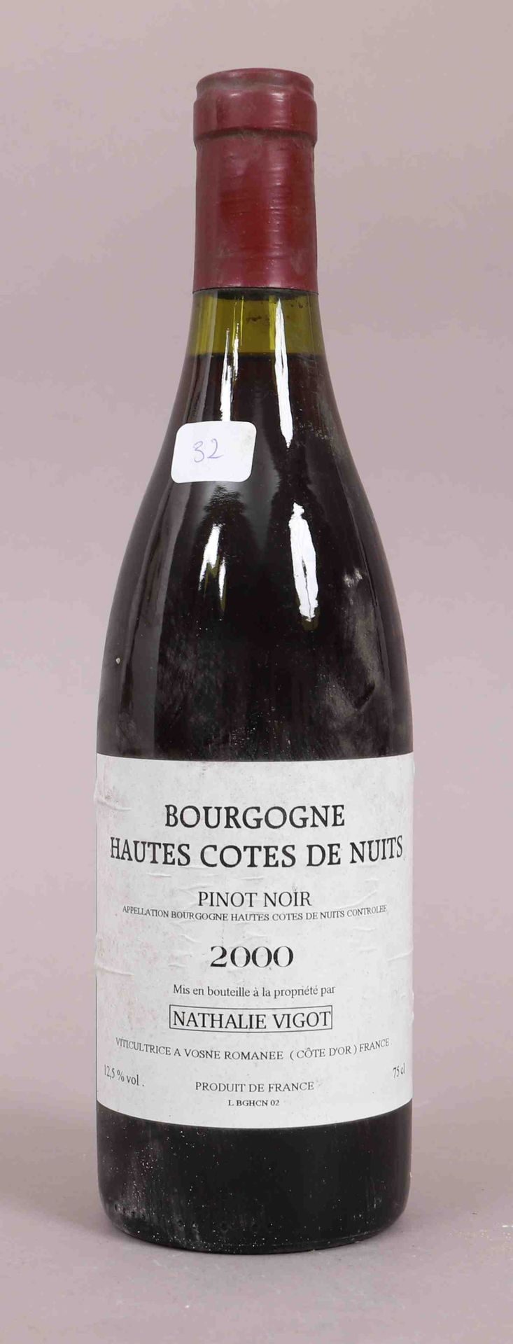 Null Bourgogne Hautes Côtes de Nuits (x1) 
Nathalie Vigot 
2000 
0,75L