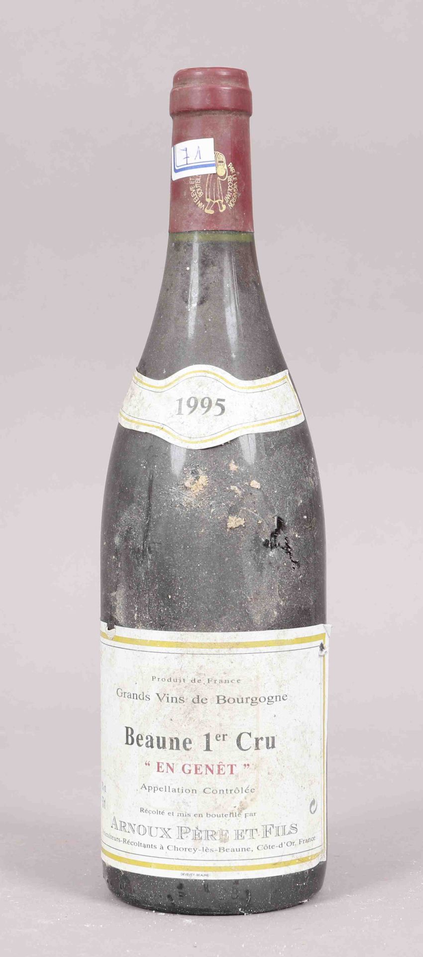 Null Beaune 1er cru "en genêt" (x1) .
Arnoux Père et Fils 
1995 
0,75L