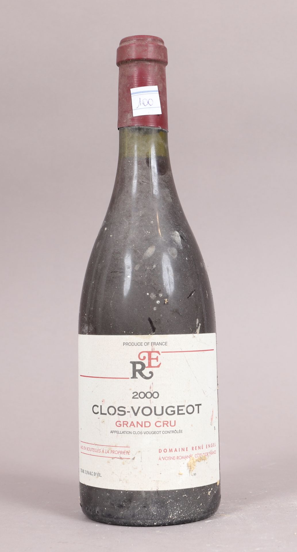 Null Clos -Vougeot GC (x1) 
Domaine René Engel 
2000 
0,75L