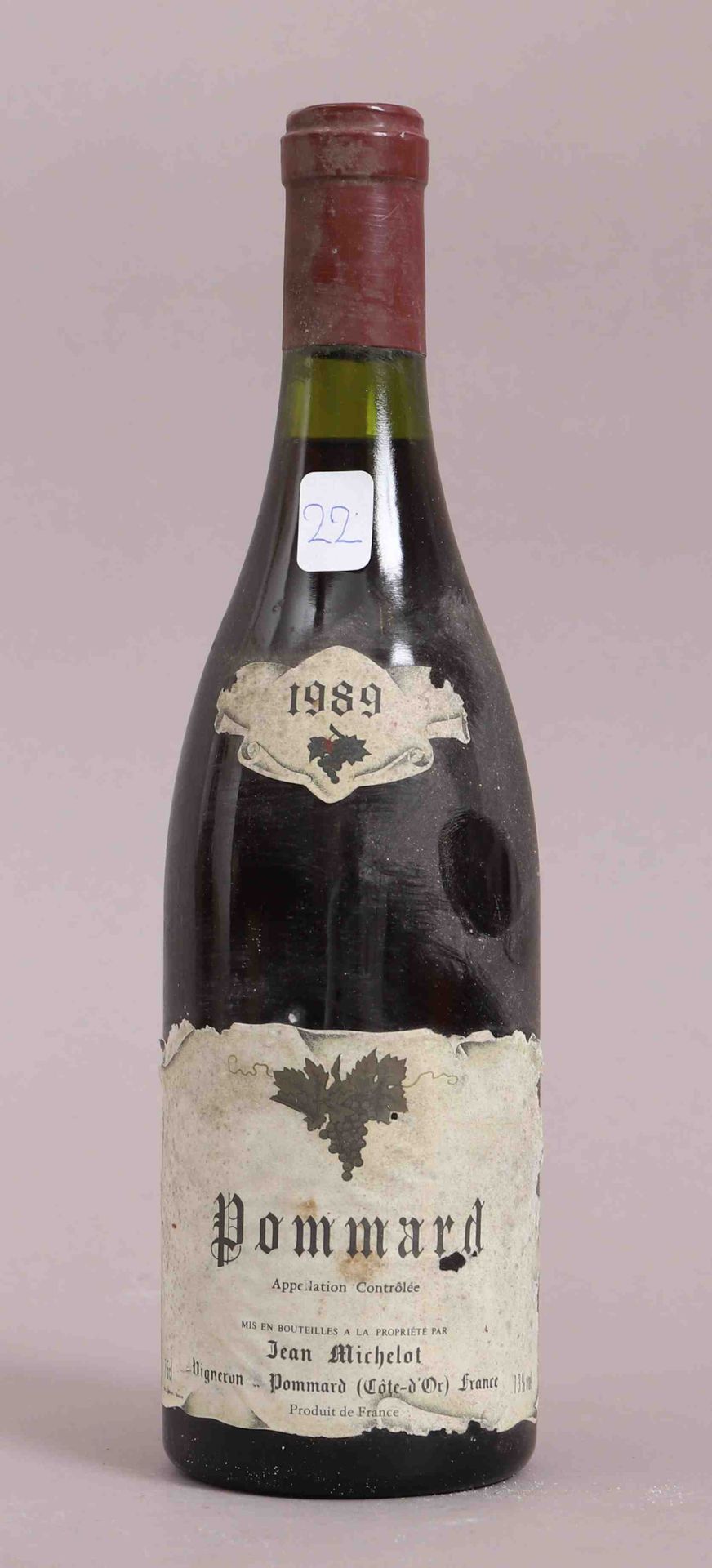 Null Pommard (x1) 
Jean Michelot 
1989 
0,75L