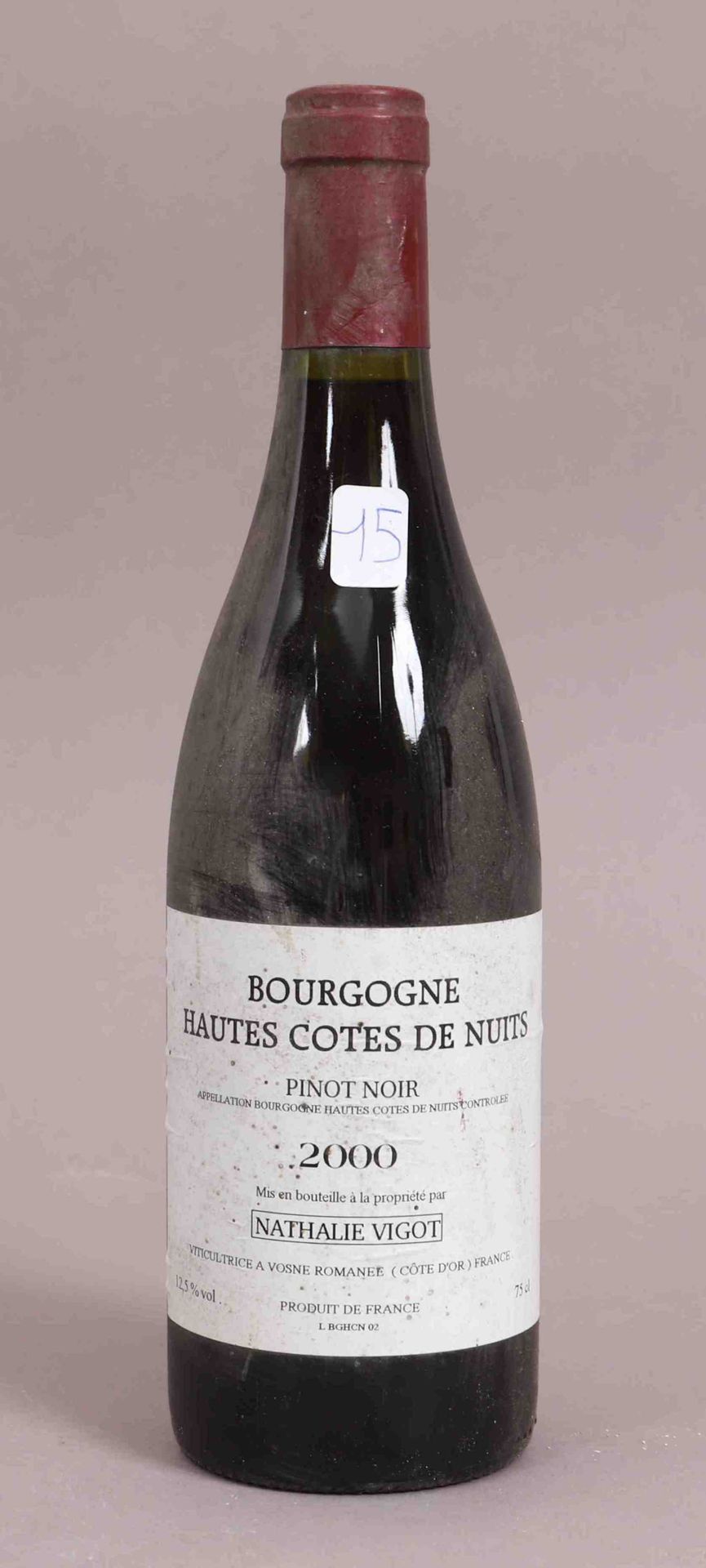 Null Bourgogne Hautes Côtes de Nuits (x1) 
Nathalie Vigot 
2000 
0,75L