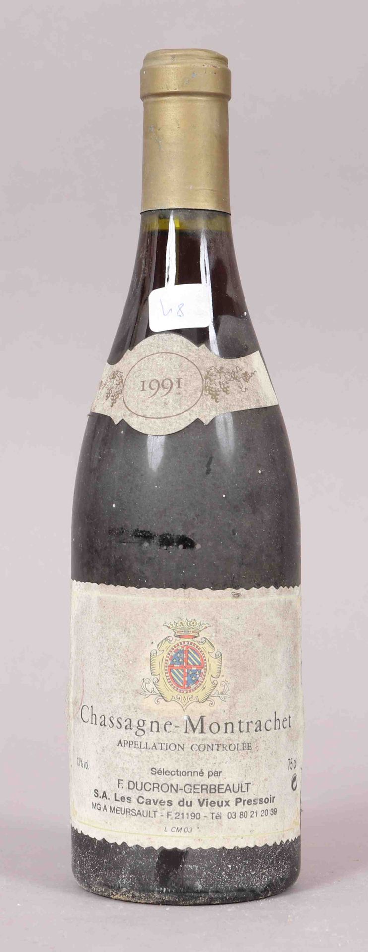 Null Chassagne-Montrachet (x1) 
Ducron - Gerbeault (die Keller der alten Weinpre&hellip;