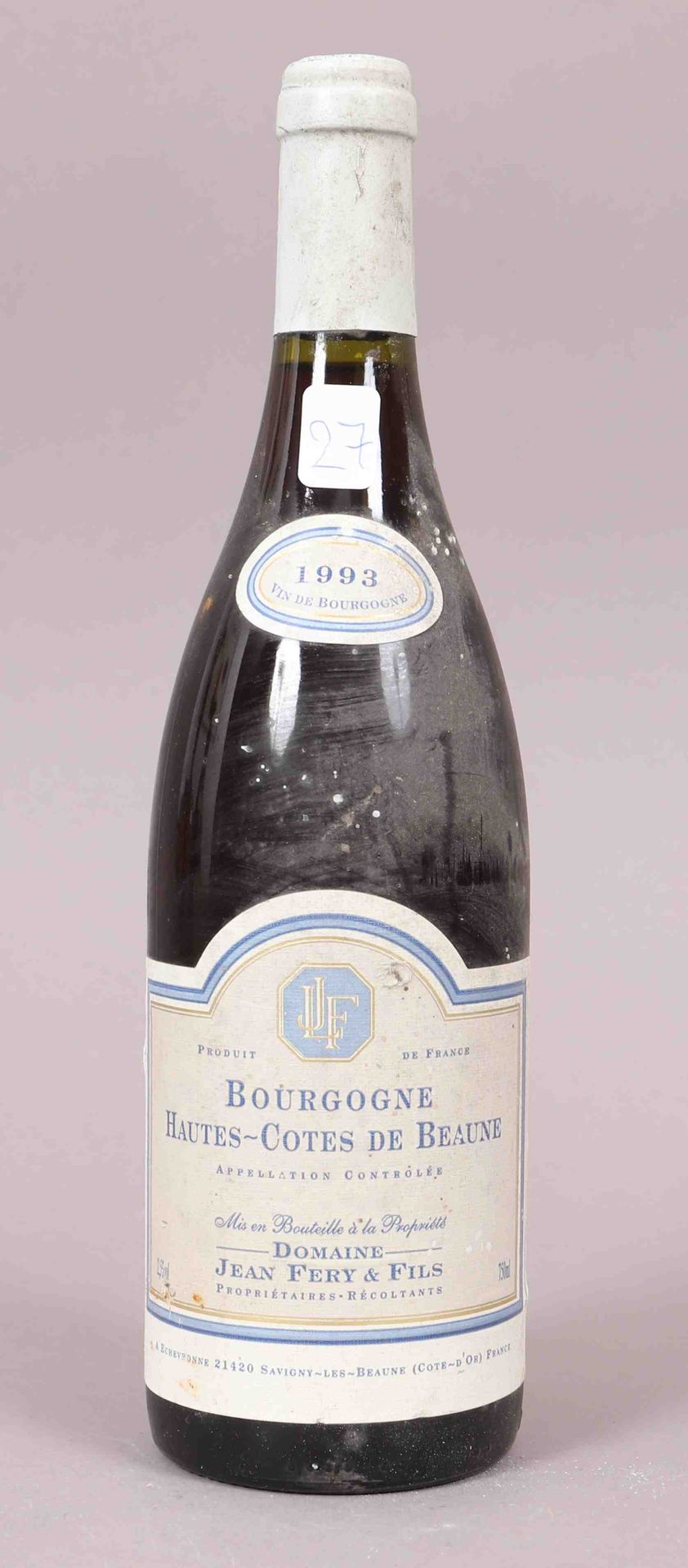 Null Borgogna Hautes-Côtes de Beaune (x1) 
Domaine Jean Fery & Fils 
1993 
0,75L