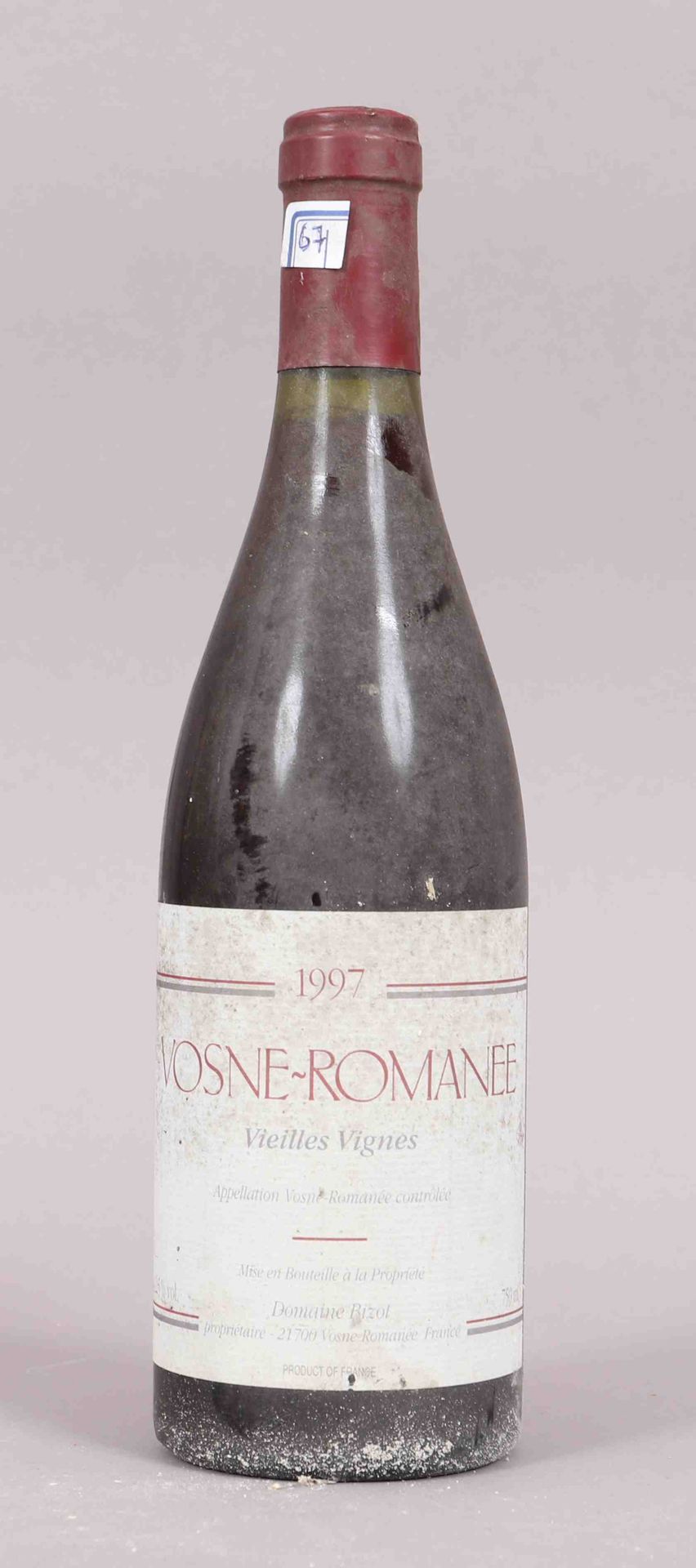 Null Vosne -Romanée vieilles vignes (x1) 
Domaine Rizot 
1997 
0,75L