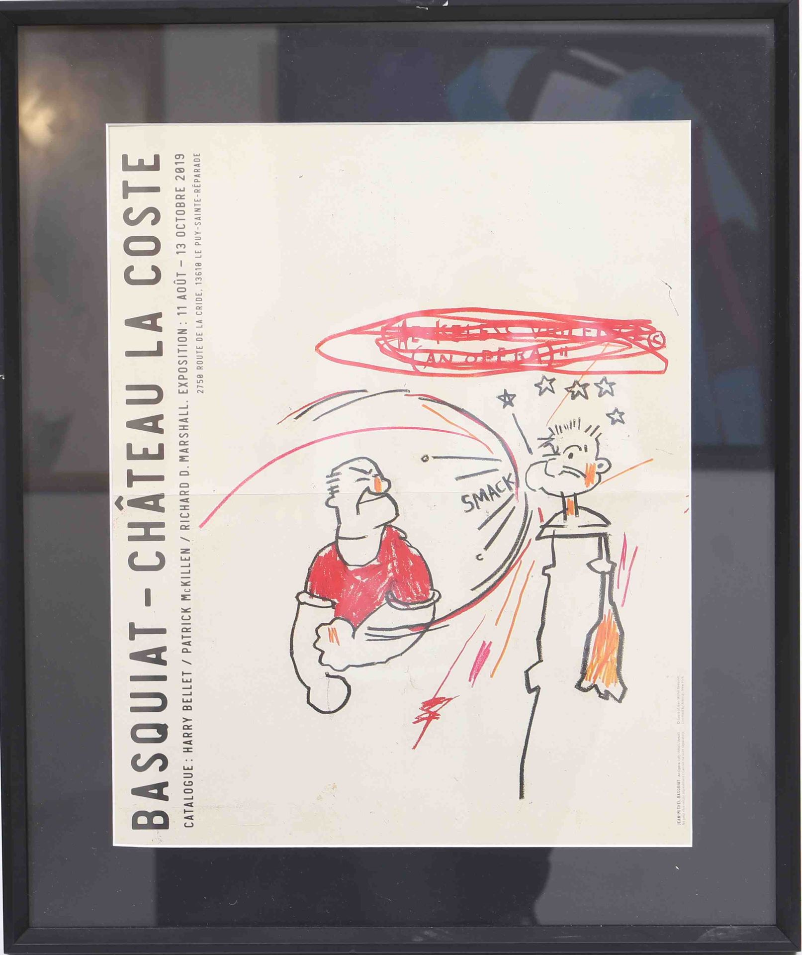 Null 让-米歇尔-巴斯奇亚（1960-1988）（后）
2019年8月11日至10月13日在拉科斯特城堡举办的展览的原始海报 
版本：让-米歇尔-巴斯奇亚的&hellip;