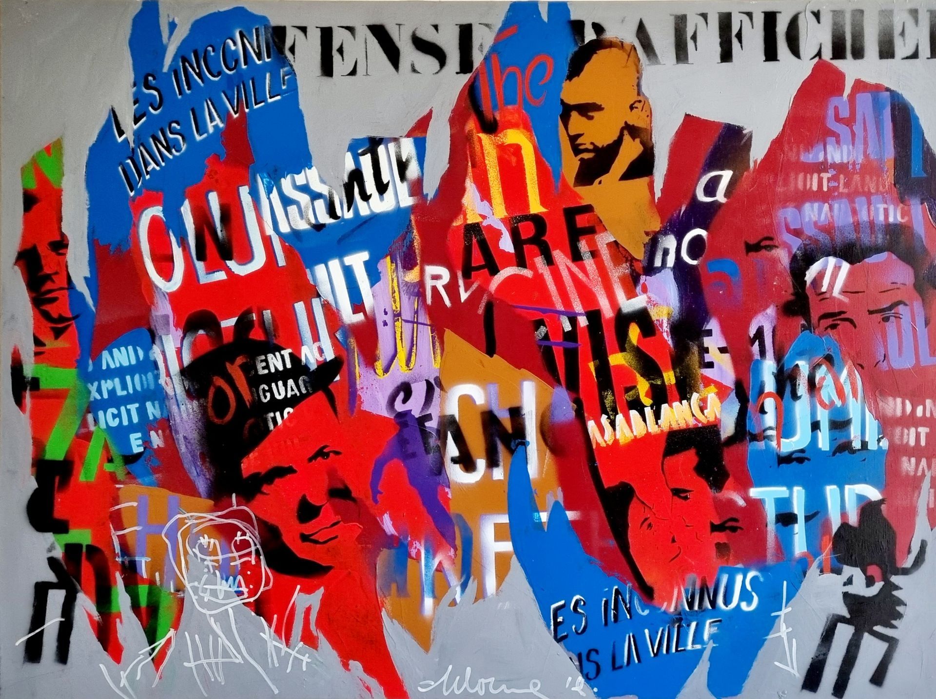 Null «Gabin, Basquiat et Cie» de Norbert Delorme 
Artiste peintre français 
Huil&hellip;