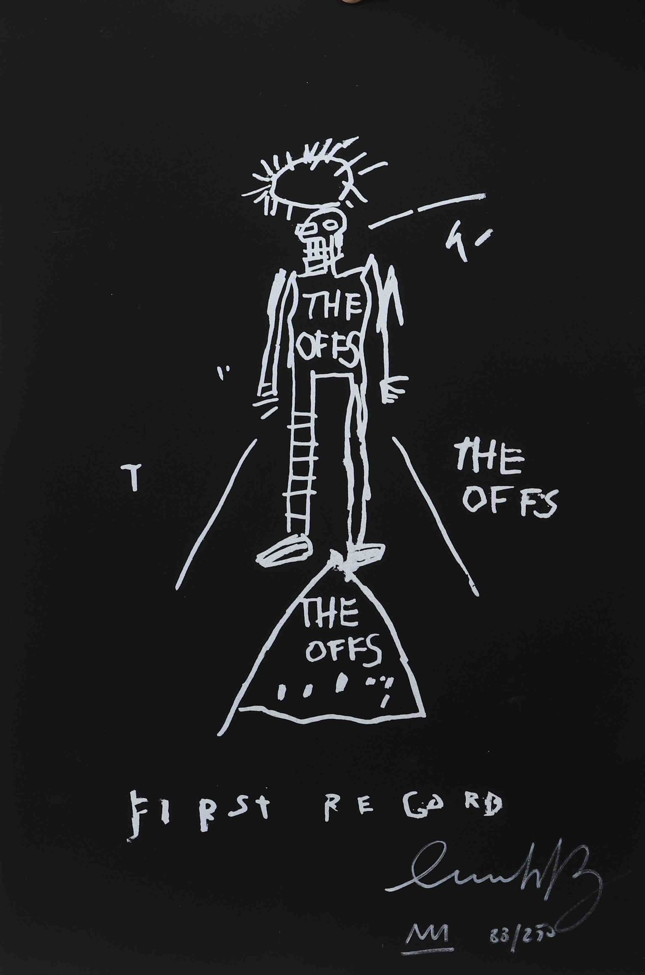 Null Jean-Michel Basquiat (1960-1988) (d'après)
Lithographie monochrome, "The Of&hellip;