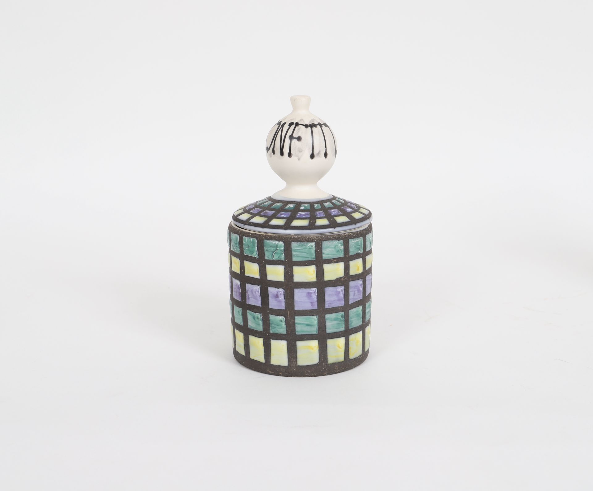 Null Roger Capron (1922-2006) - Vallauris 
Jam jar 
XXth century period 
Dimensi&hellip;