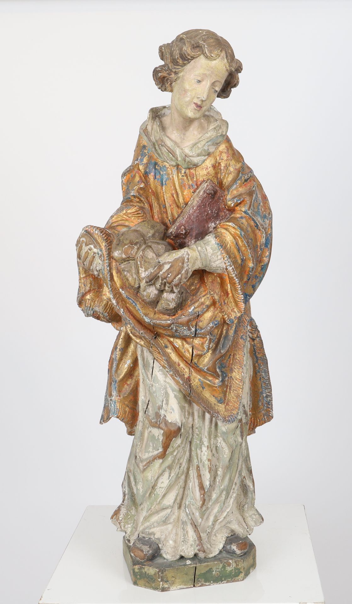 Null Le pain de Saint Antoine
Sculpture en bois - Trace de Polychromie
Epoque XV&hellip;