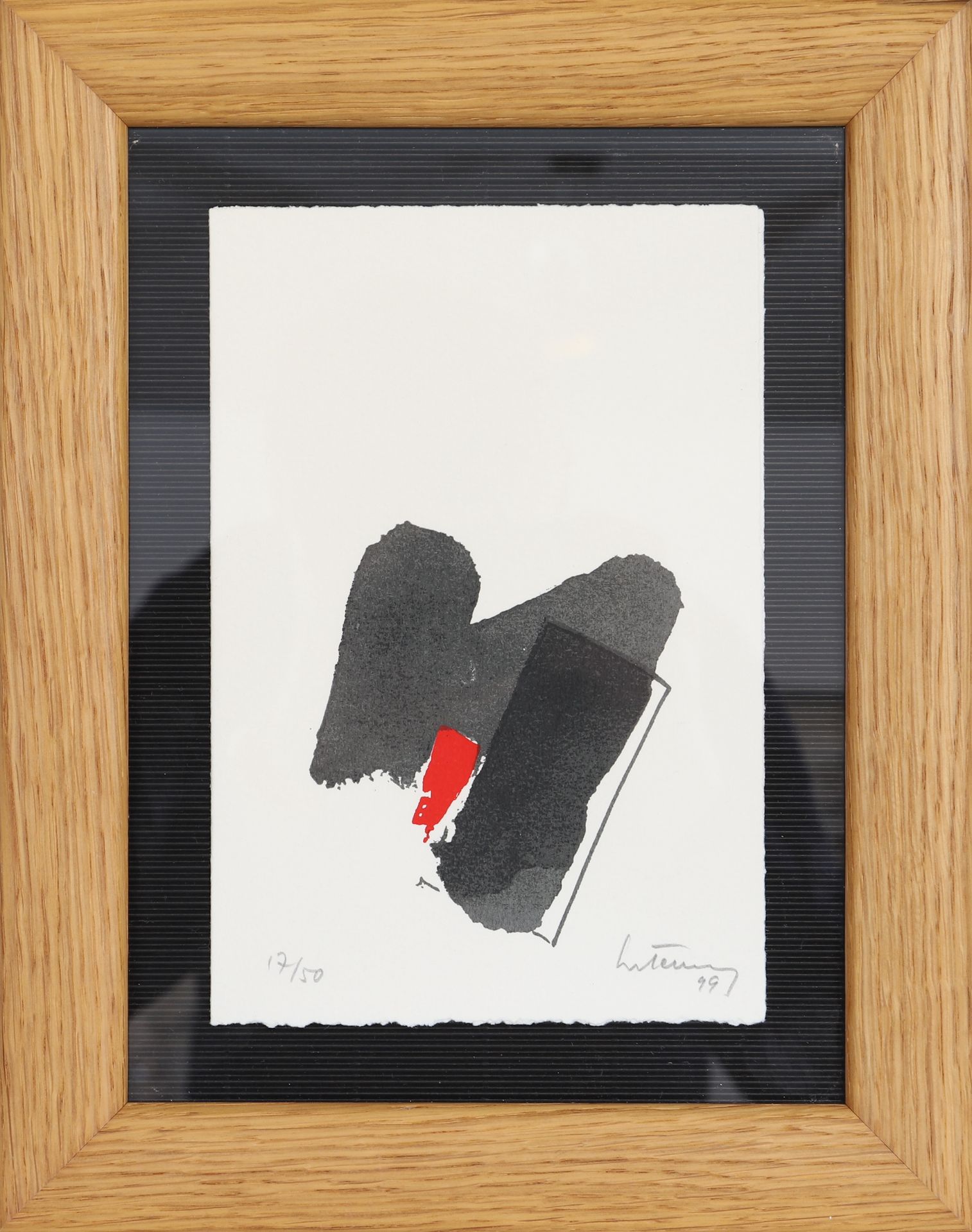 Null 罗杰-贝尔特梅斯（1927-2006） 
连环画，编号 17/50
版上有铅笔签名和日期 99
带框尺寸：高：33；宽：26 厘米