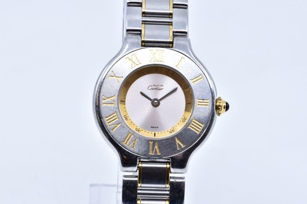 Null 
MUST OF CARTIER 


Ref. 1340

No. PL 236728

Steel and gold-plated wristwa&hellip;