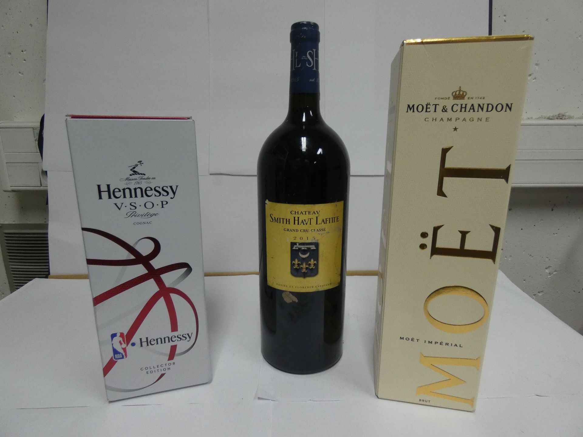 Null 
	 A bottle of Hennessy VSOP NBA Collector Edition 75cl

 A bottle of champ&hellip;