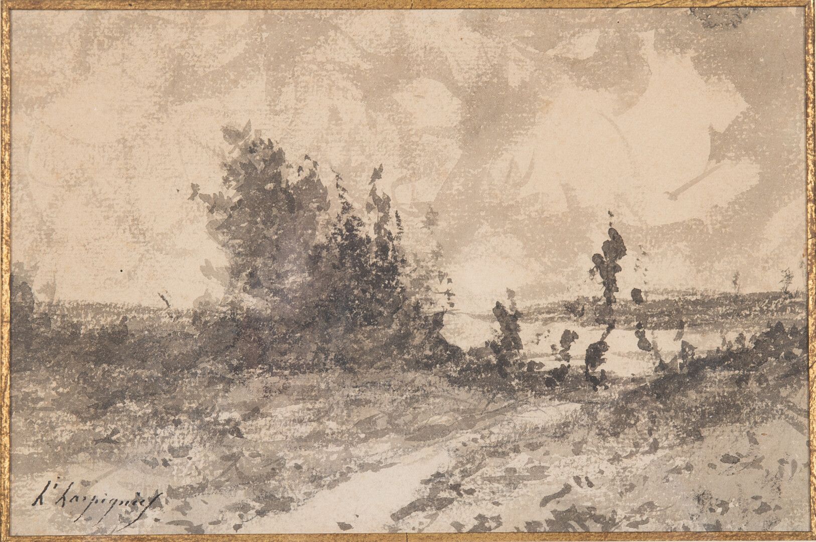 Null Henri Joseph HARPIGNIES (1819-1916)

Landscape

Pen and ink wash on paper.
&hellip;