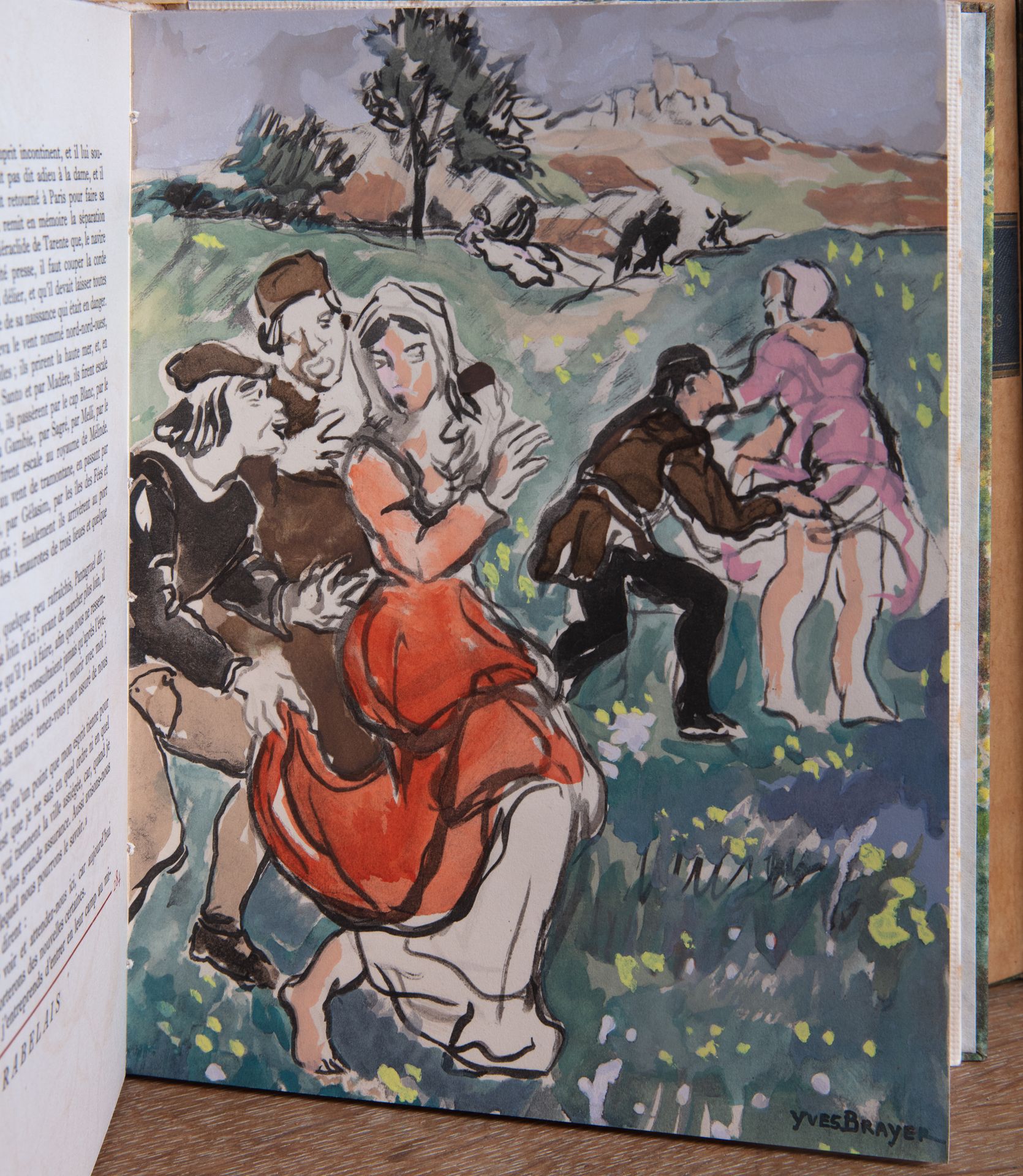 Null 完整的作品 - RABELAIS

由莫里斯-拉特改编为现代法语。- 伊夫-布雷耶的插图。



巴黎，拉丁美洲出版联盟，1947年。

三卷四合页，&hellip;
