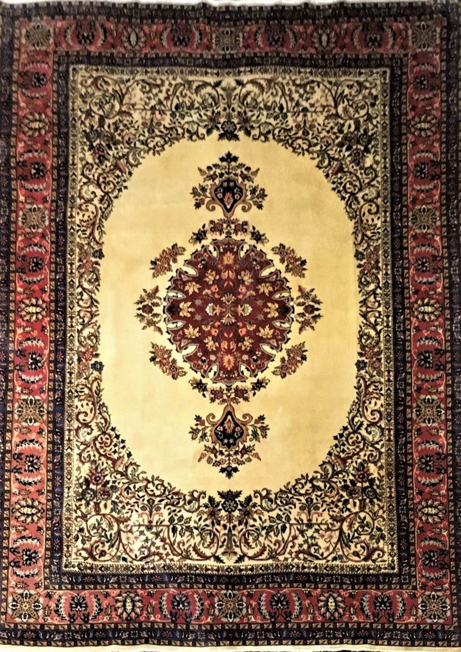 Null 
Important et Original Tapis Sarouk (perse) Ouest Iran, trame et chaine en &hellip;