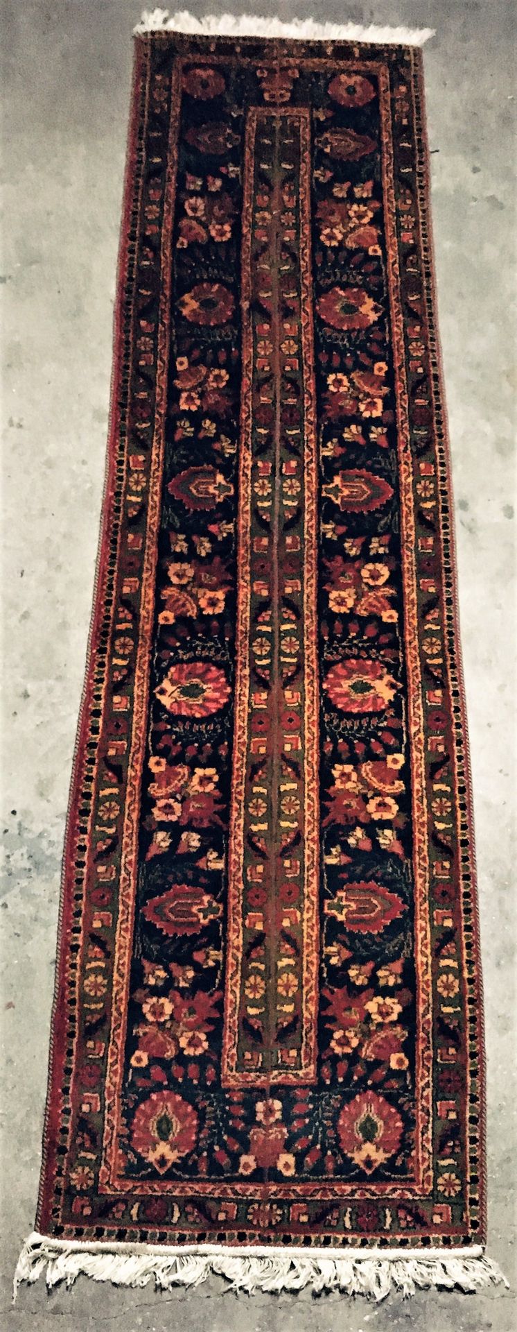 Null Tapis de Couloir Tabriz (Perse) Nord-Ouest Iran, trame et chaine en coton, &hellip;