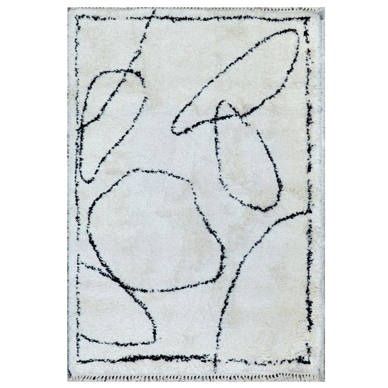 Null Modern wool carpet. 170 x 120 cm.