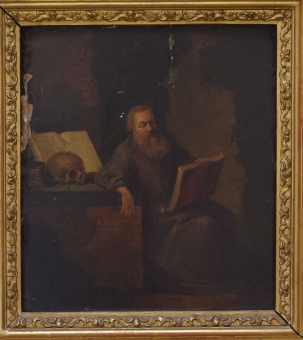 Null FLÄMISCHE SCHULE des 17. Jahrhunderts, Heiliger Hieronymus, Öl auf Leinwand&hellip;