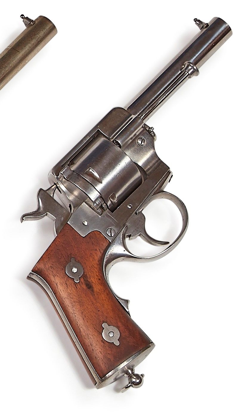 Null Revolver Lefaucheux modèle 1870 civil, six coups, calibre 11 mm Marine DA. &hellip;
