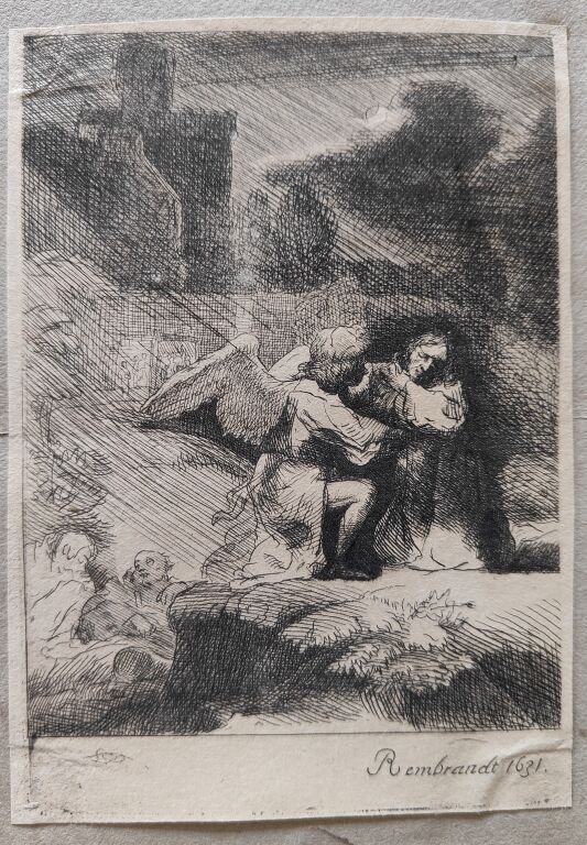 Null Ignace Joseph de Claussin (1795-1844) after Rembrandt. Set of two etchings.&hellip;
