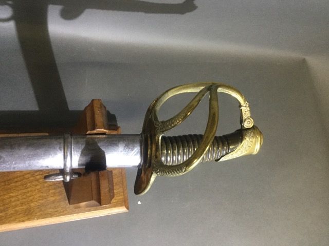 Null Cavalry officer saber model 1822. Horn handle (missing watermark). Gilded b&hellip;