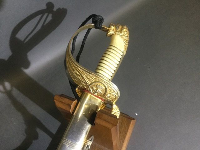 Null Replica of an officer's saber of the Spanish Navy.
