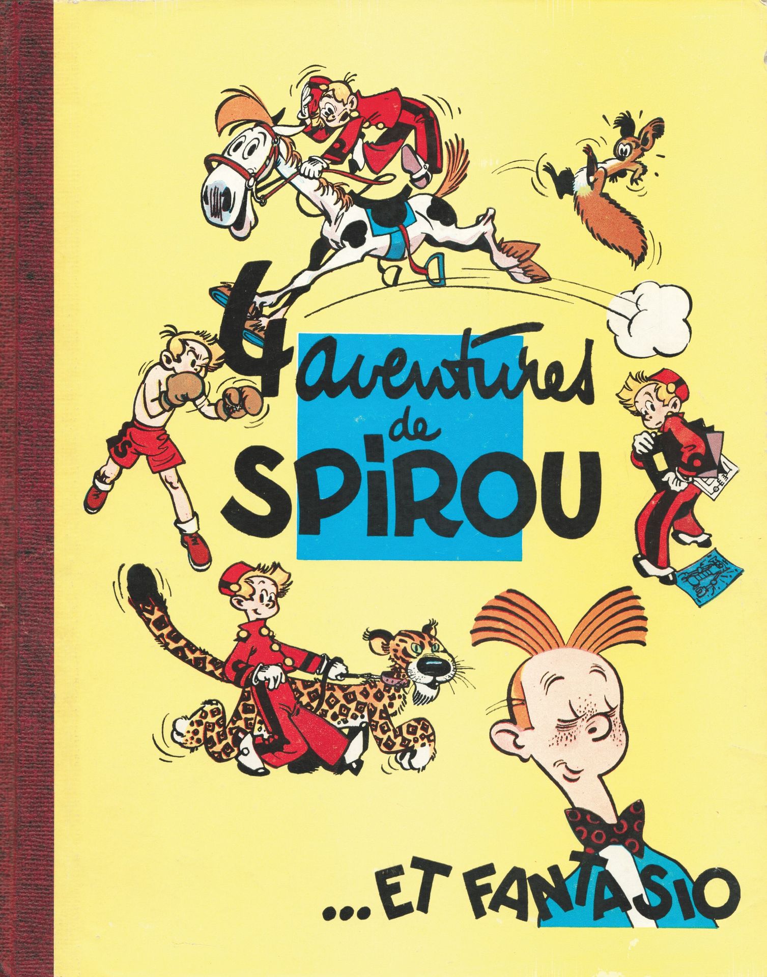 FRANQUIN Spirou et Fantasio. Volume 1: 4 aventures de Spirou. Eo belge de 1950 (&hellip;