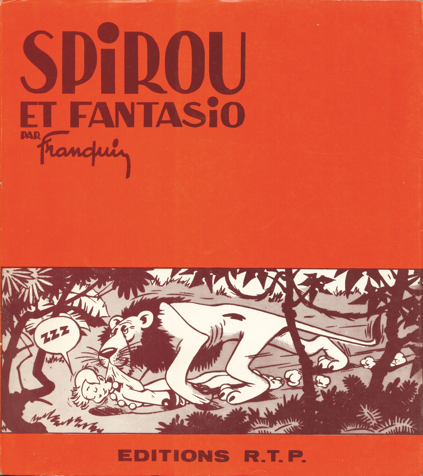 FRANQUIN Spirou et Fantasio. Volume 2. Edition de 1973, brochée et en noir et bl&hellip;