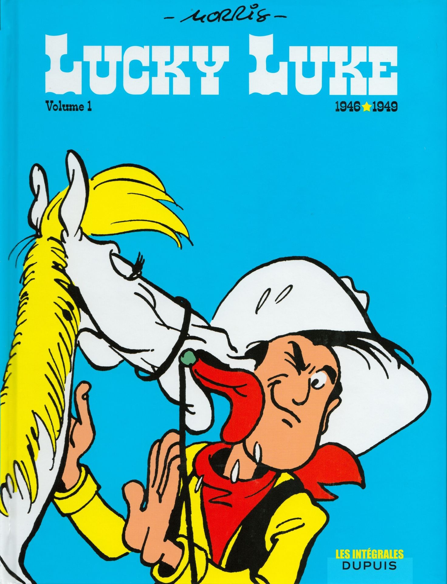 MORRIS Lucky Luke. Lot des volumes 1 à 15 + 24 de l’intégrale (Lucky Productions&hellip;