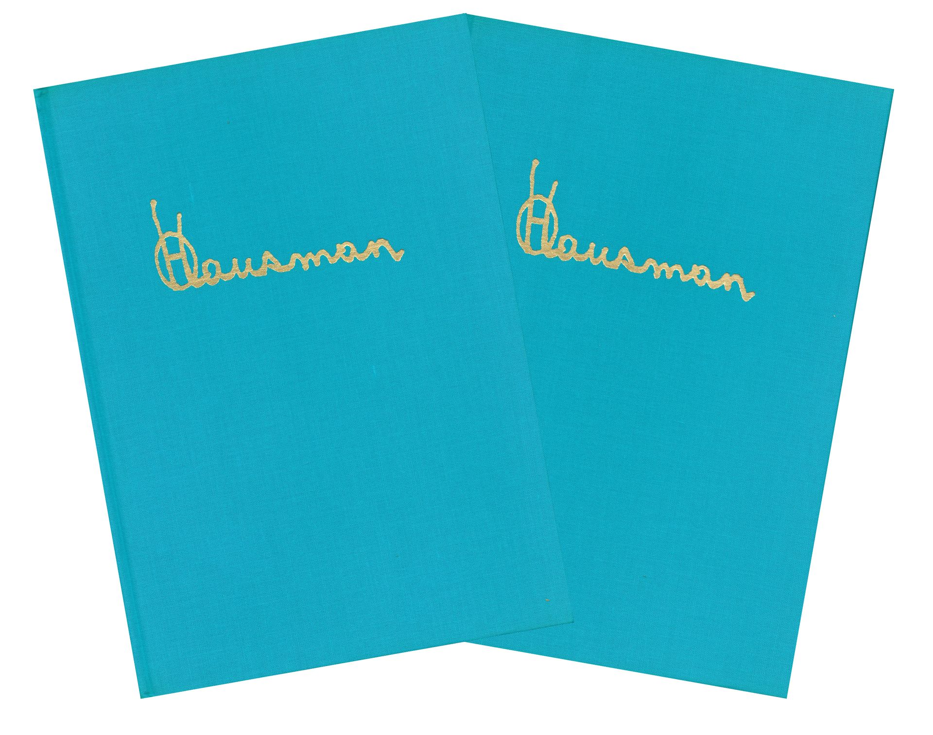 HAUSMAN Zunie. Bände 1 und 2. Erste Auflage 100 Exemplare, N°/S von Hausman. Ban&hellip;